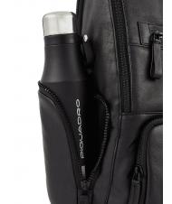 PIQUADRO CHARLIE Zaino porta PC 15,6", in pelle Nero - Zaini da lavoro porta PC - 3