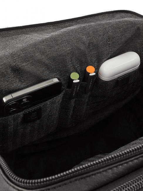 CHARLIE Zaino porta PC 15,6", in pelle Nero - Zaini da lavoro porta PC