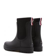 TOMMY HILFIGER RAIN BOOT ANKLE Stivaletti impermeabili NERO - Scarpe Donna - 3