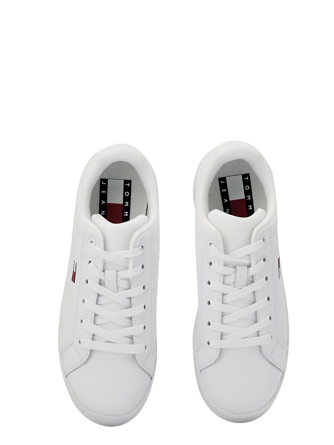 Tommy Hilfiger Tommy Jeans Flatform Sneakers Con Zeppa White - Acquista Le Sac Outlet!