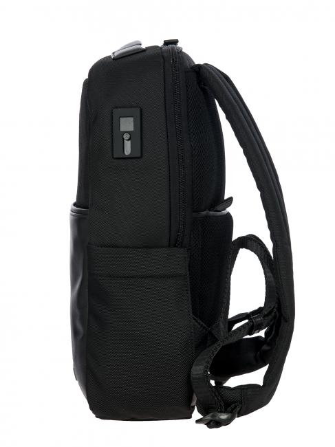 MONZA Zaino espandibile porta pc 14" con USB nero/nero - Zaini da lavoro porta PC