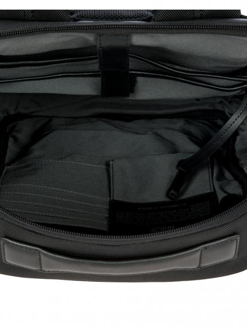 MONZA Zaino espandibile porta pc 14" con USB nero/nero - Zaini da lavoro porta PC