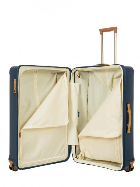 CAPRI Trolley grande con porta USB blu - Trolley Rigidi