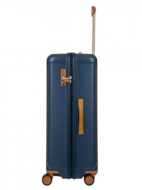 CAPRI Trolley grande con porta USB blu - Trolley Rigidi