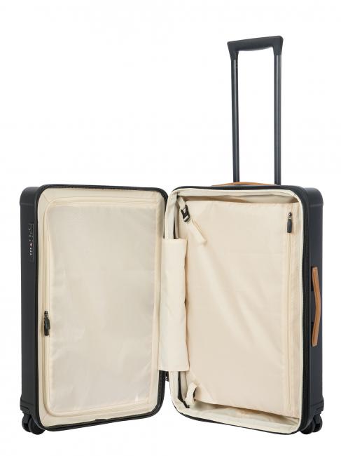 CAPRI Trolley medio con porta USB Nero - Trolley Rigidi