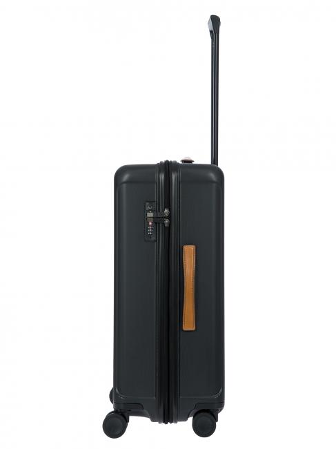 CAPRI Trolley medio con porta USB Nero - Trolley Rigidi