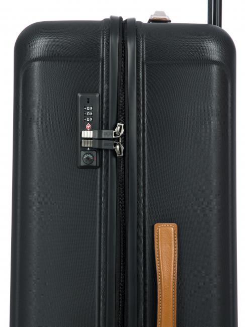 CAPRI Trolley medio con porta USB Nero - Trolley Rigidi