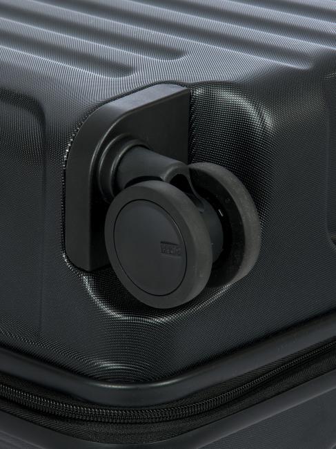 CAPRI Trolley medio con porta USB Nero - Trolley Rigidi