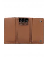 MANDARINA DUCK MELLOW Astuccio portachiavi in pelle indian tan - Portachiavi - 2