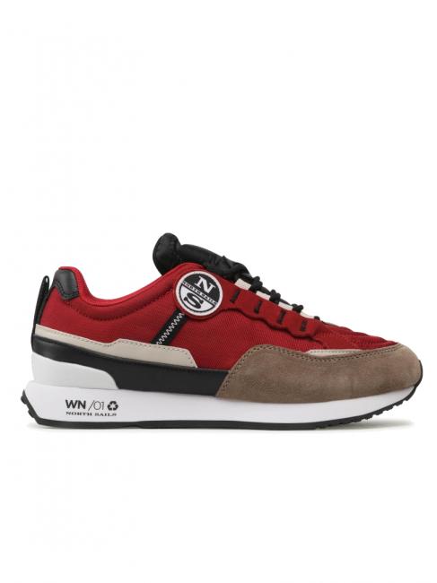 WINCH SCREEN Sneaker red-lt brown - Scarpe Uomo