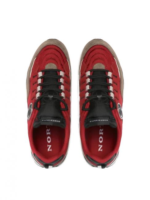 WINCH SCREEN Sneaker red-lt brown - Scarpe Uomo
