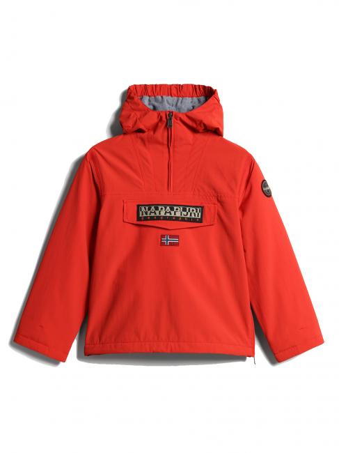 KIDS RAINFOREST WINTER Giacca anorak red poppy - Giacche Bambini