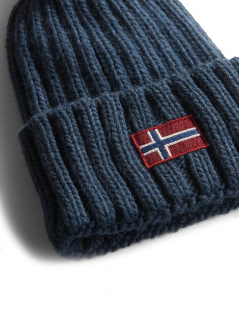 SEMIURY W 3 Berretto con risvolto e ponpon blue ensign - Cappelli