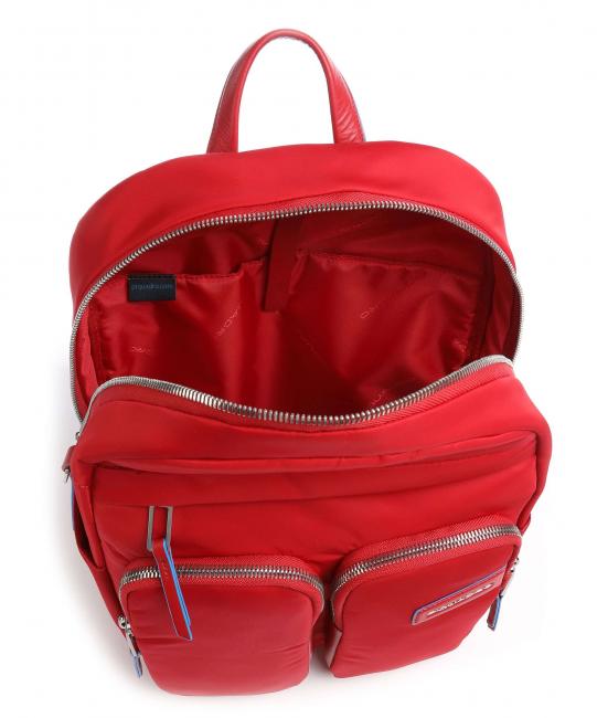 RYAN Zaino porta PC 14", in tessuto riciclato ROSSO - Borse Donna