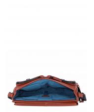 PIQUADRO HARPER Cartella porta PC 15,6", in pelle CUOIO - Cartelle Lavoro - 4