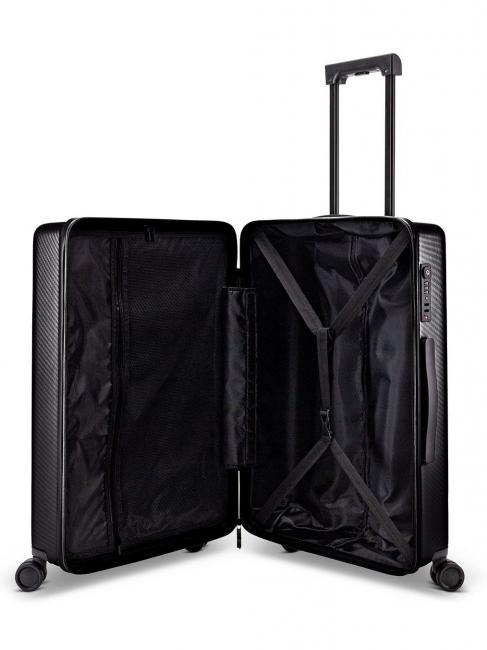 CHINOOK Trolley misura grande, espandibile Nero - Trolley Rigidi