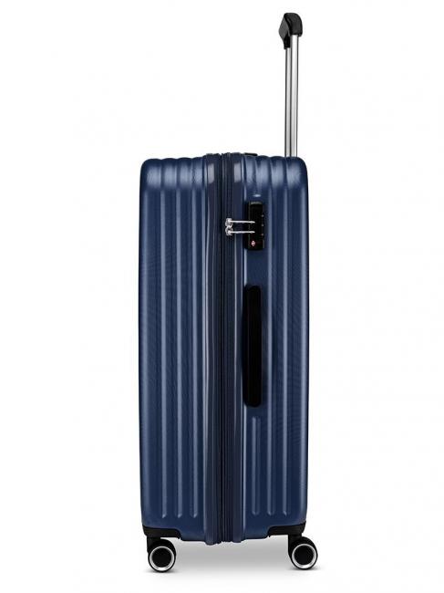 FIBRA II Trolley grande espandibile blu notte - Trolley Rigidi