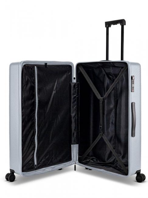 CHINOOK Trolley misura grande, espandibile argento - Trolley Rigidi