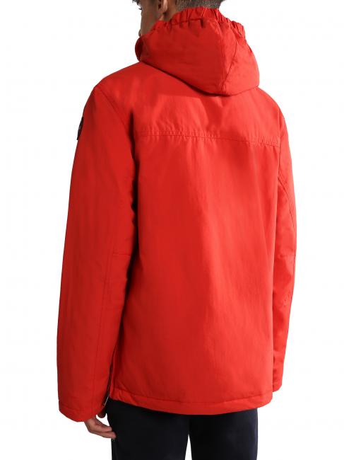 KIDS RAINFIOREST 2 POCKET Giacca con cappuccio (4-16 anni) red poppy - Giacche