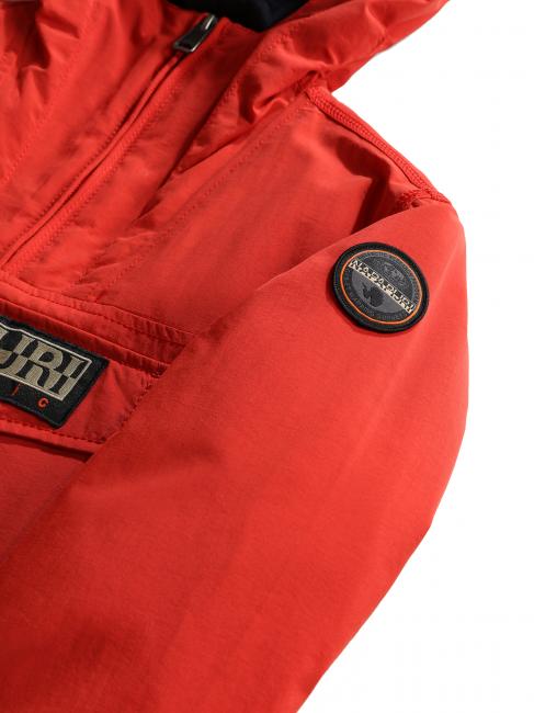 KIDS RAINFIOREST 2 POCKET Giacca con cappuccio (4-16 anni) red poppy - Giacche Bambini