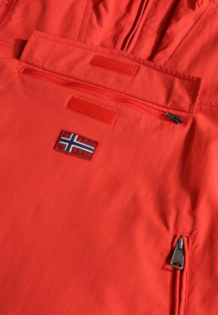 KIDS RAINFIOREST 2 POCKET Giacca con cappuccio (4-16 anni) red poppy - Giacche Bambini