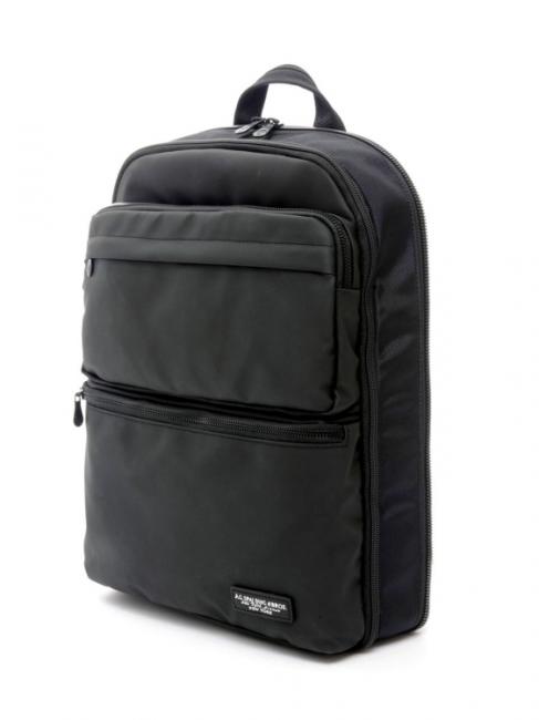 ROUND SLIM Zaino espandibile, porta PC 15" nero - Zaini da lavoro porta PC