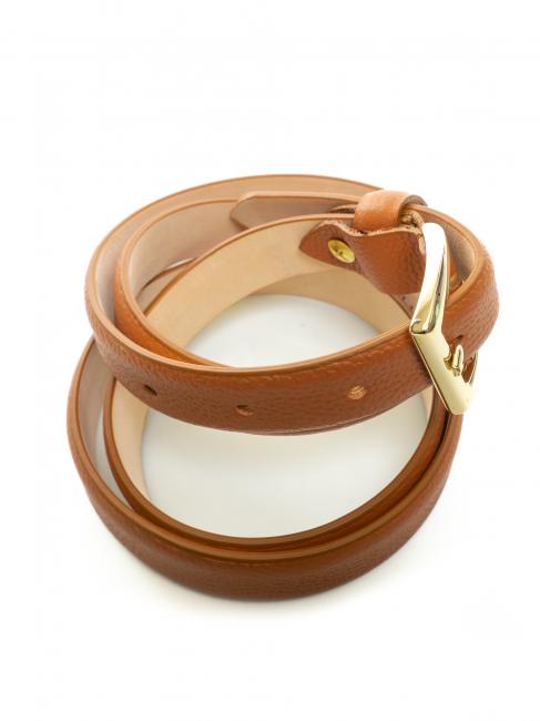 Cintura sottile in pelle palmellata  piccante - Cinture