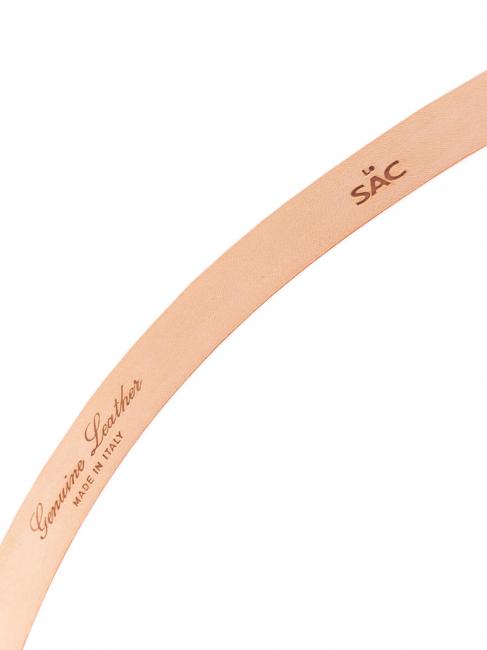 Cintura in pelle liscia  nero - Cinture