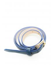 LESAC Cintura sottile in pelle palmellata  marine - Cinture - 3