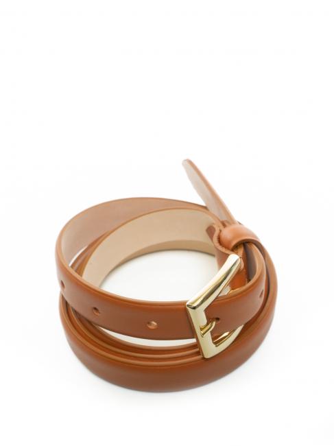 Cintura sottile in pelle liscia  piccante - Cinture