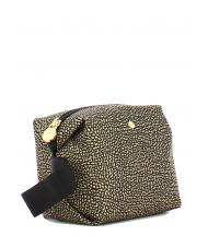 BORBONESE CLASSICA Beauty con maniglia OP/NATURALE/NERO - Bustine & Necessaire - 2