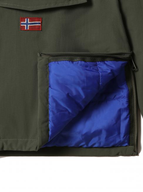 KIDS RAINFOREST PKT 1 Giacca con cappuccio green depths - Giacche