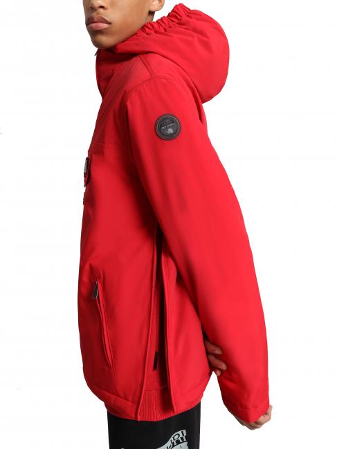 KIDS RAINFOREST PKT 1 Giacca con cappuccio red tango - Giacche