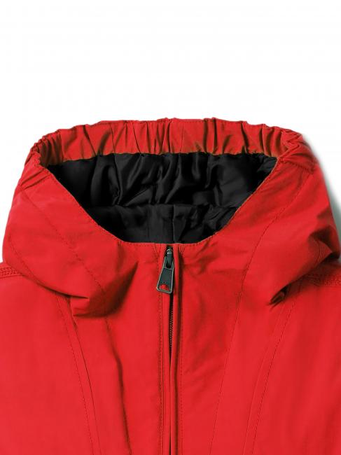 KIDS RAINFOREST PKT 1 Giacca con cappuccio red tango - Giacche