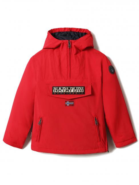 KIDS RAINFOREST PKT 1 Giacca con cappuccio red tango - Giacche