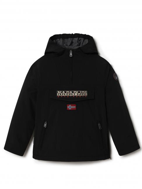 KIDS RAINFOREST PKT 1 Giacca con cappuccio black 041 - Giacche
