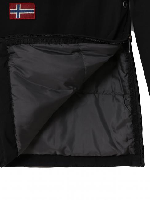 KIDS RAINFOREST PKT 1 Giacca con cappuccio black 041 - Giacche