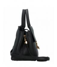 COCCINELLE ARLETTIS Borsetta in pelle martellata Nero - Borse Donna - 3