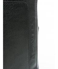 PIQUADRO X1 Zaino in pelle, porta pc 15.6" Nero - Zaini da lavoro porta PC - 3