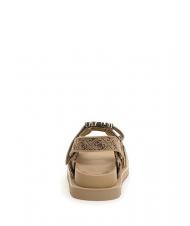 GUESS FABELIS 2 Sandali con logo Beige/Brown - Scarpe Donna - 4