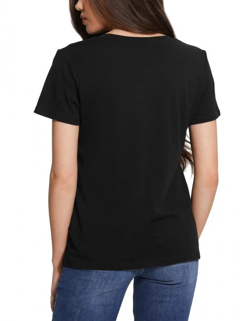 LOGO TIGER EASY T-shirt con borchiette jetbla - T-shirt e Top Donna