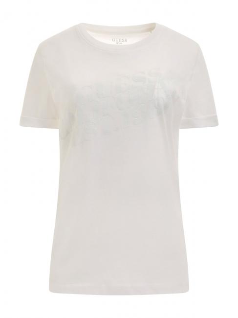 AURELIA T-shirt in cotone con stampa purwhite - T-shirt e Top Donna