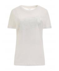 GUESS AURELIA T-shirt in cotone con stampa purwhite - T-shirt e Top Donna - 3