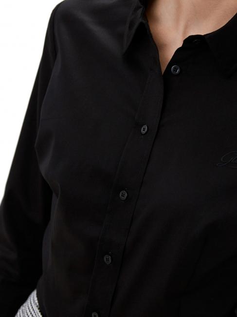 CATE Camicia manica lunga slim fit jetbla - Camicie Donna