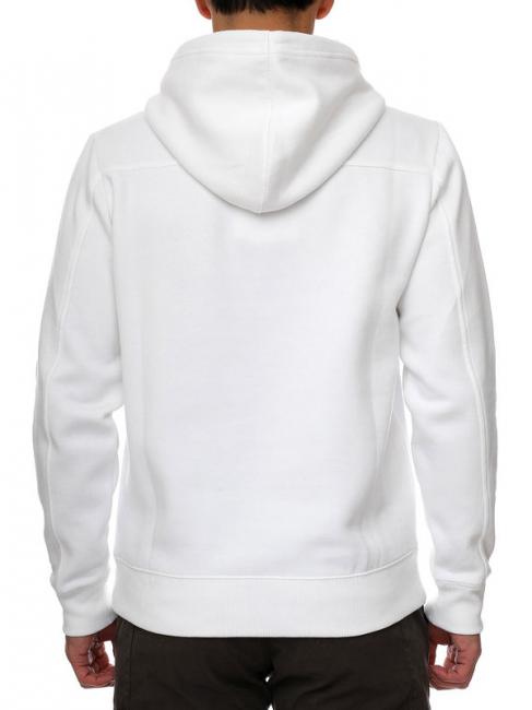 BOX STRIPED LOGO Felpa con cappuccio Bright White - Felpe Uomo