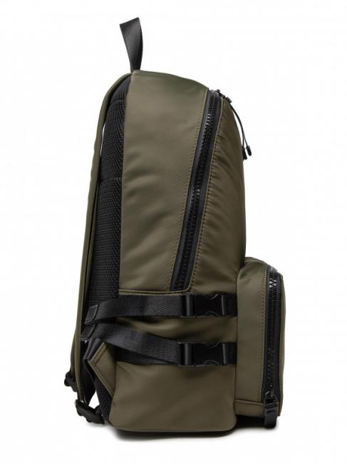SPEEDY LETTERING Zaino in nylon, porta pc 15,6" green olive/stone - Zaini da lavoro porta PC