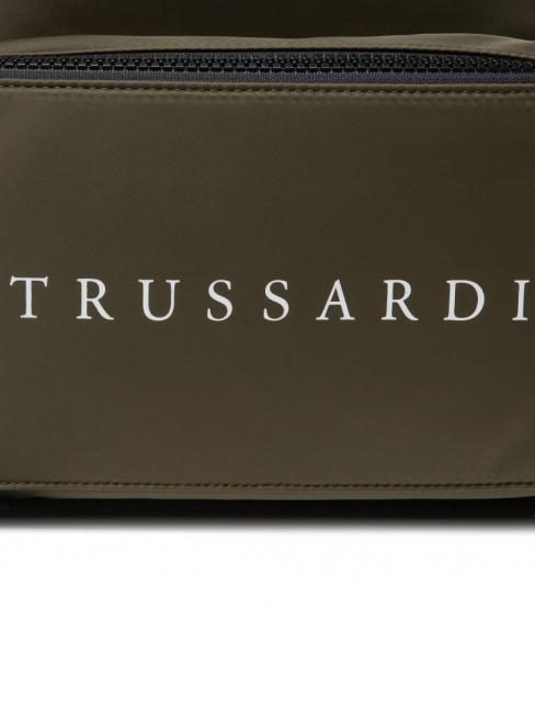 SPEEDY LETTERING Zaino in nylon, porta pc 15,6" green olive/stone - Zaini da lavoro porta PC
