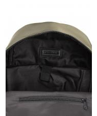 TRUSSARDI SPEEDY LETTERING Zaino in nylon, porta pc 15,6" green olive/stone - Zaini da lavoro porta PC - 6