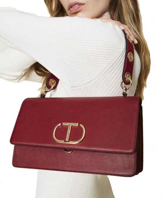 NAIRA Borsa a tracolla top handle grape - Borse Donna