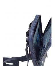 PIQUADRO FINN Borsello porta iPad Mini blu - Tracolle Uomo - 3